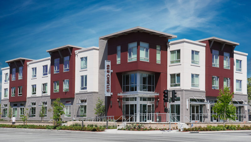 Studio 819 in Mountain View is an affordable housing project with 13 studio units affordable to very low-income individuals and 35 to low-income individuals.