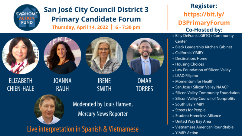 San Jose District 3 candidate forum