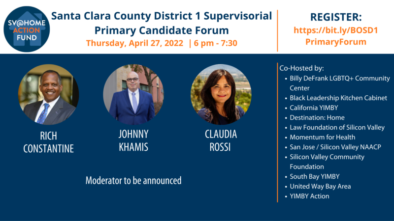 Board of Supervisors District 1 forum