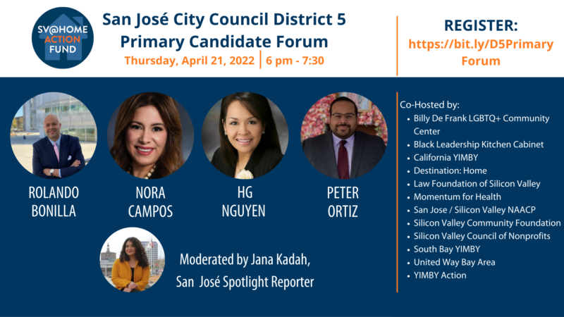 San Jose District 5 candidates