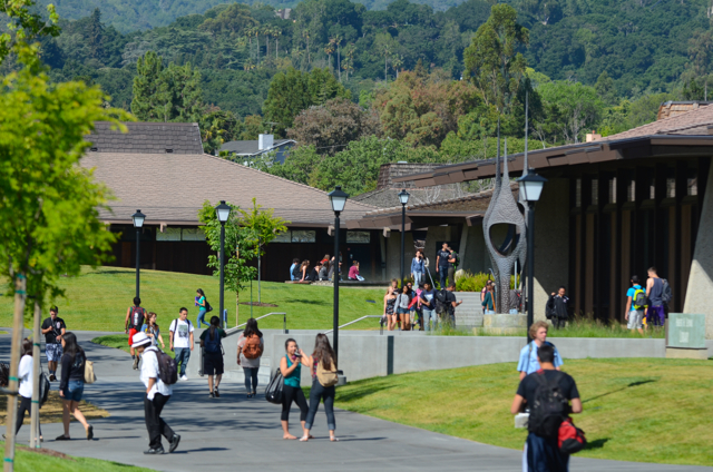 Students at Foothill College