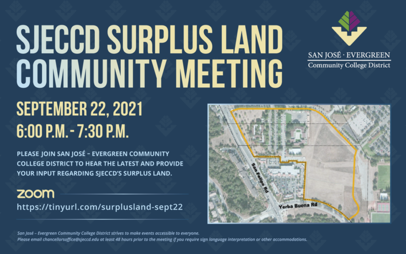 Flyer for community meeting