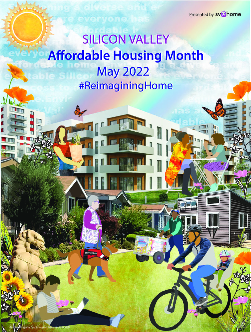Affordable Housing Month- community together outdoors