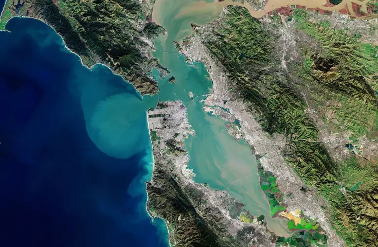 San Francisco Bay Area from space